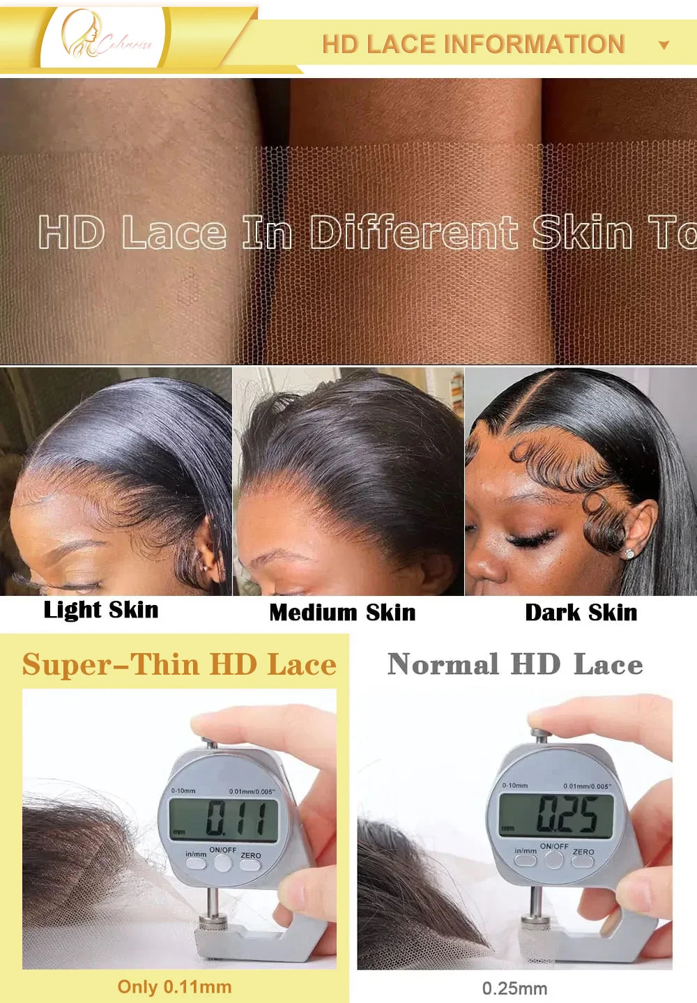 RealWigWave 360™ | Parrucca Capelli Veri Mossi - Cinturino Invisibile a 360° | Effetto Bagnato - Pizzo Perimetrale Invisibile