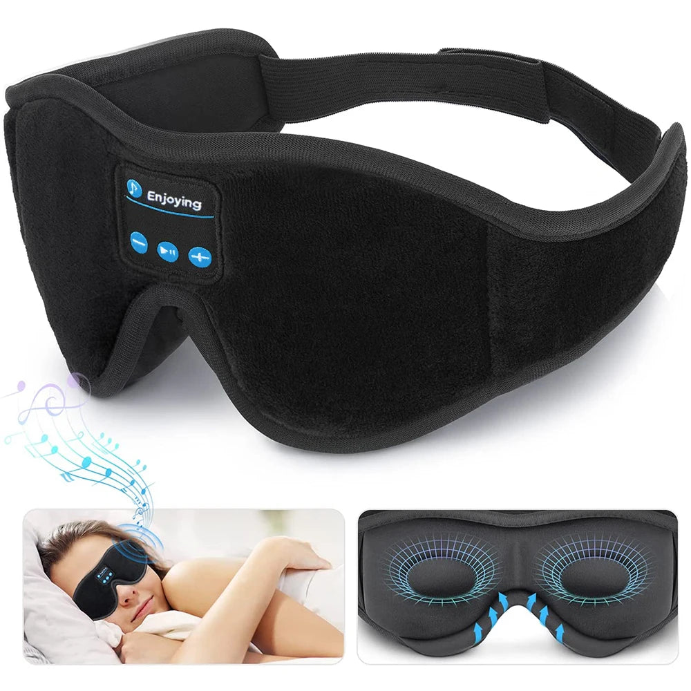 DreamSound™ - Maschera Sonno 3D Bluetooth & Musica HD | GlobTreater™