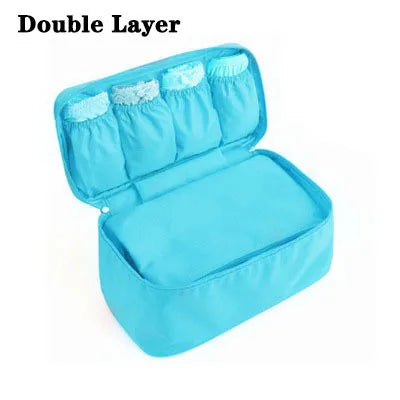 Travel-Organizer Elite™ | Borsa Multi-Scomparto per Biancheria e Cosmetici - Organizer da Viaggio a Strati Differenziati