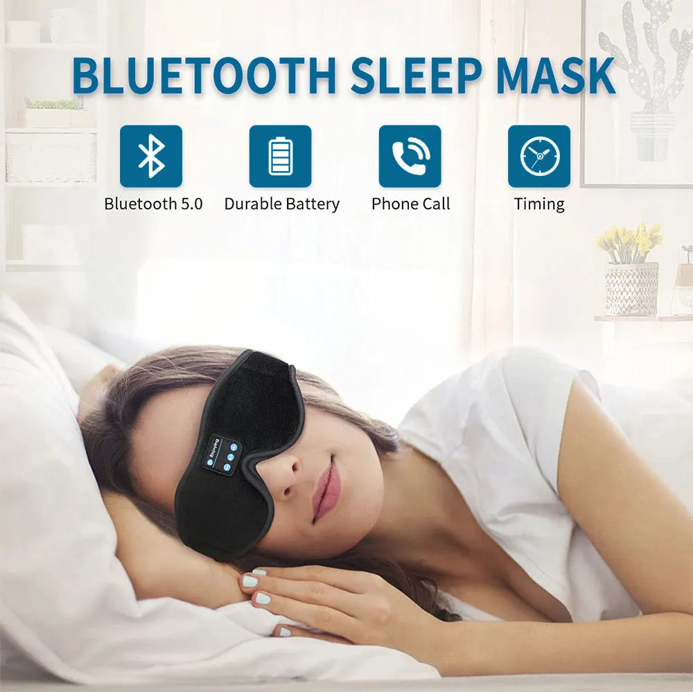DreamSound™ - Maschera Sonno 3D Bluetooth & Musica HD | GlobTreater™