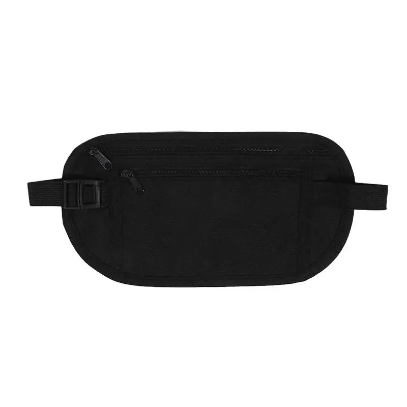 Secure-Travel™ Slim | Marsupio Antifurto Sottile per Soldi e Documenti - Design Discreto per Viaggi e Corsa