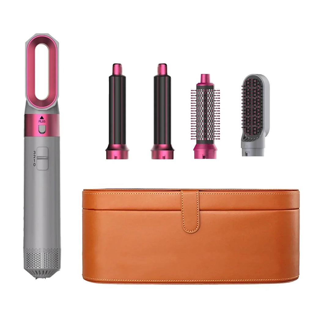 GlobTreater™ Air-Stylist Pro | Multistyler 5-in-1 con Custodia Premium in Pelle