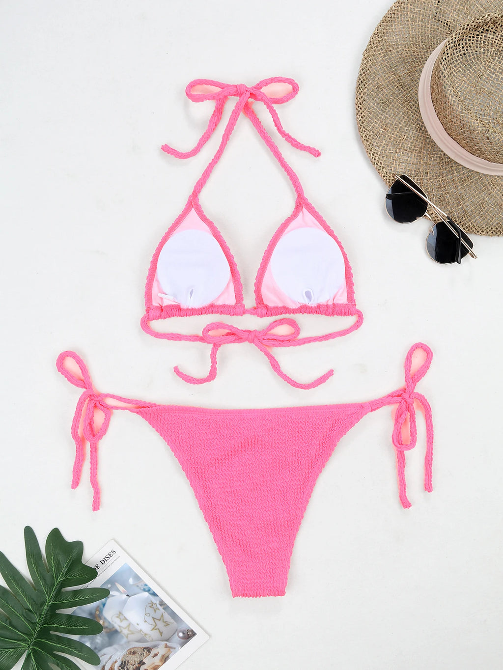 CrinkleVibe™ | Bikini a Nido d'Ape "Effetto Soft-Touch" - Sensuale in 7 Colori Vivaci