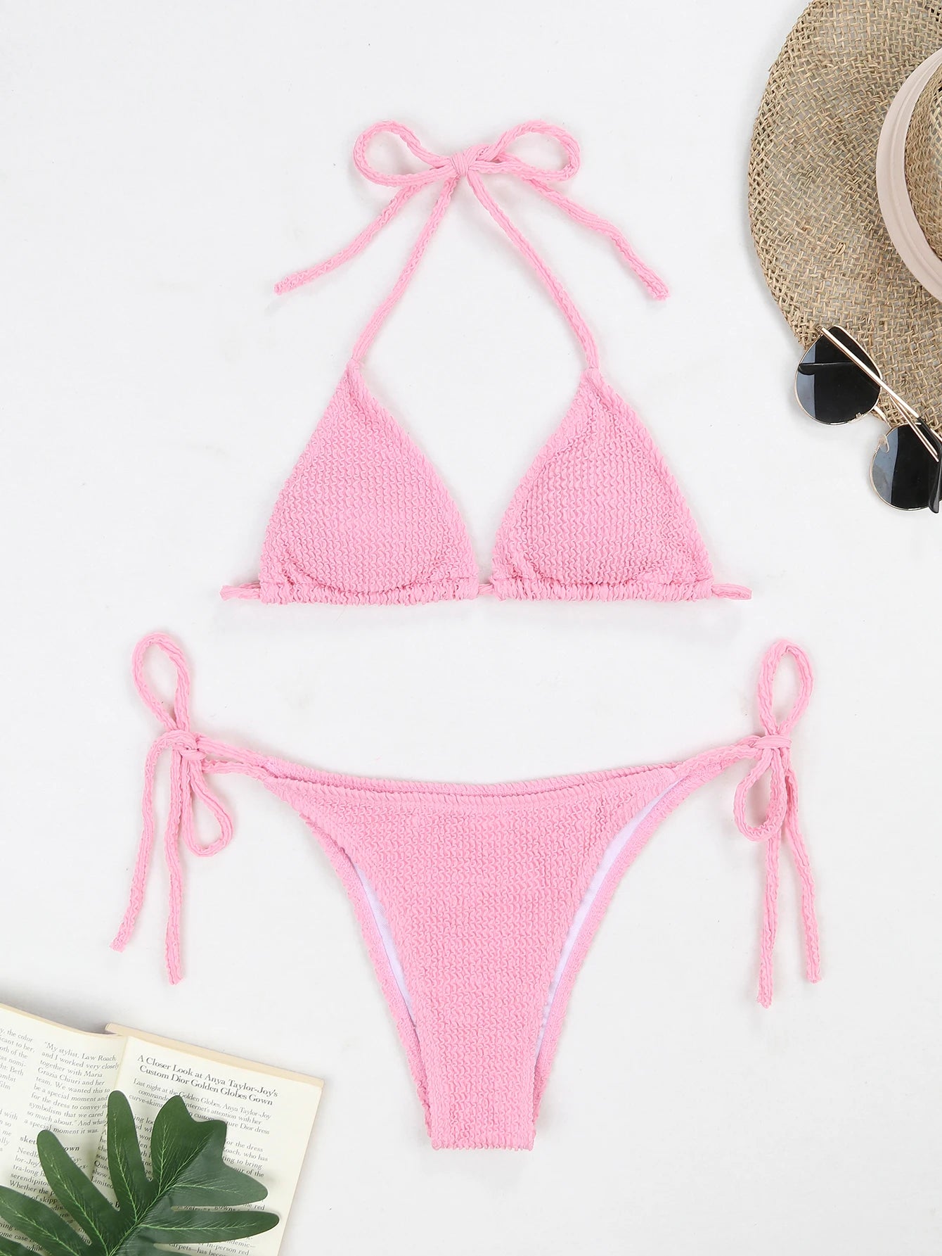 CrinkleVibe™ | Bikini a Nido d'Ape "Effetto Soft-Touch" - Sensuale in 7 Colori Vivaci