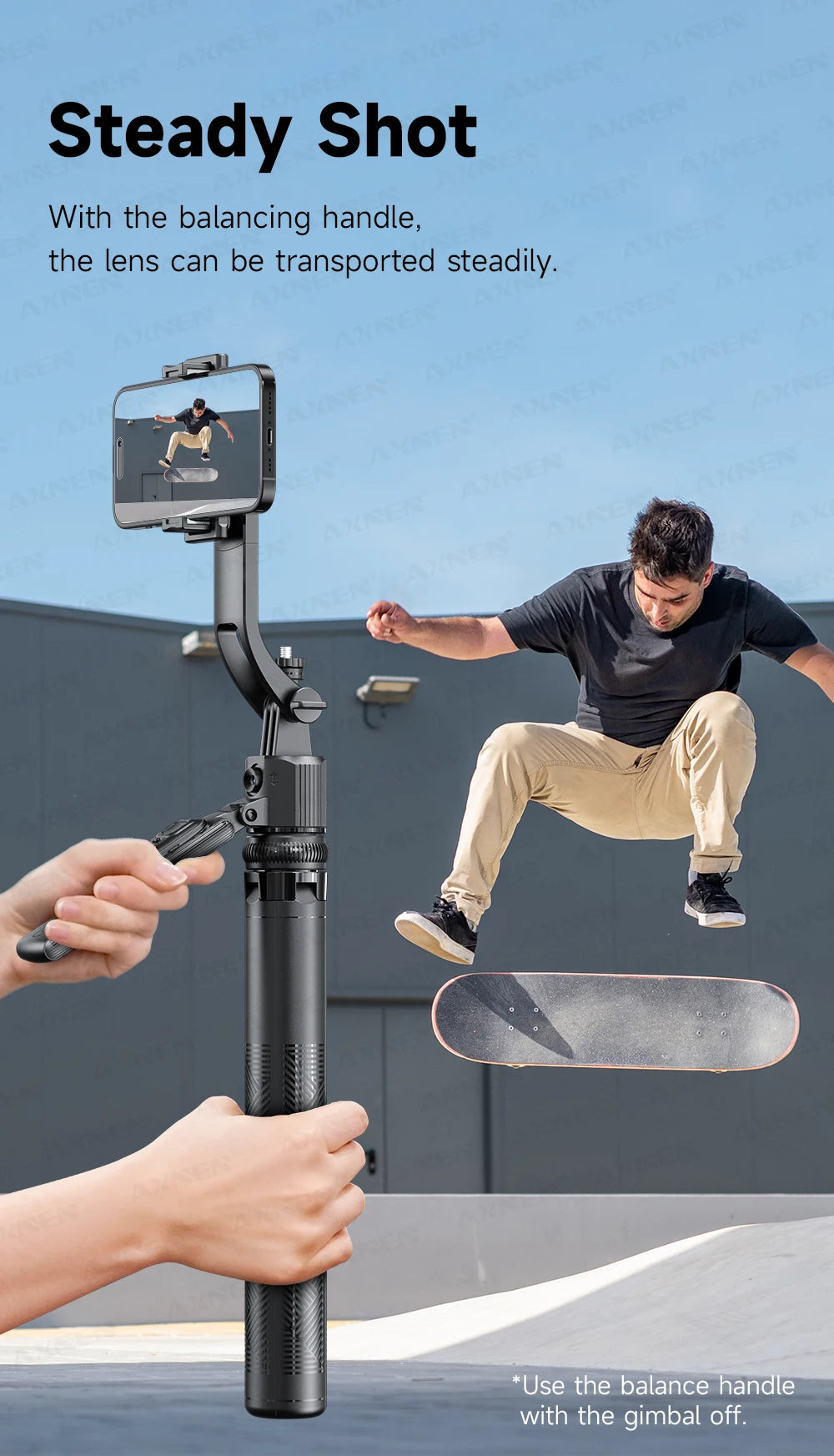 SmartPod AI™ - Treppiede 360° Auto-Rotante con Telecomando TikTok e Stabilizzatore Intelligente | Cameraman Automatico