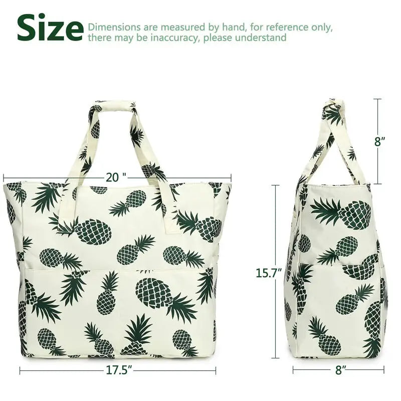 Summer-Tote™ | Borsa da Spiaggia Impermeabile in Oxford di Grande Capacità - Tasche Esterne per Accessori