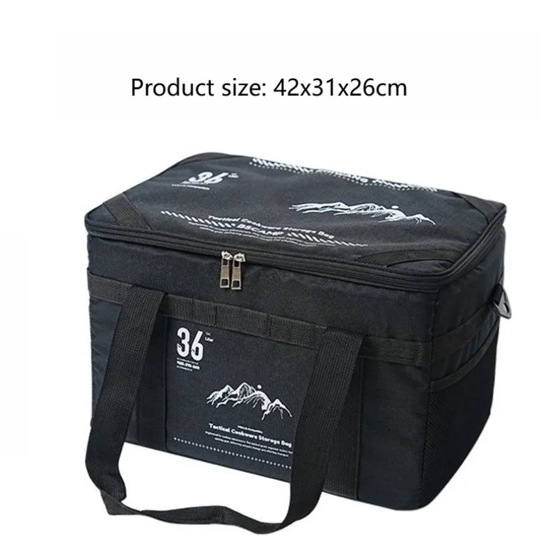 Tactical-Camp Box™ | Borsa Termica Multifunzionale con Tavolo Integrato - Borsa Porta Attrezzatura