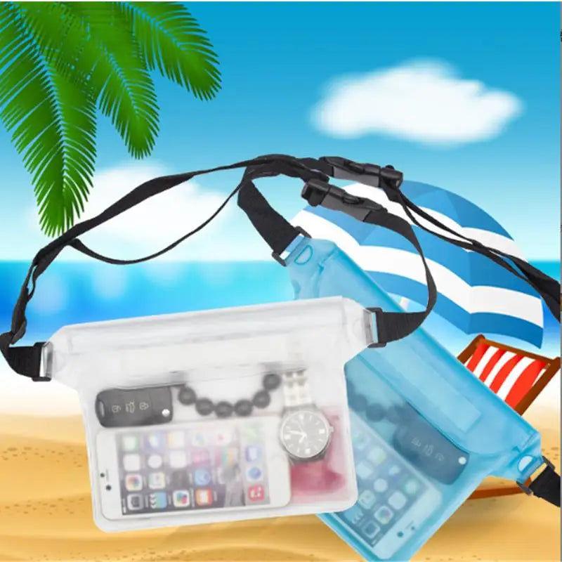 WaterStop Bag™ — Marsupio Impermeabile da mare e piscina per Cellulare e Documenti | Waterproof