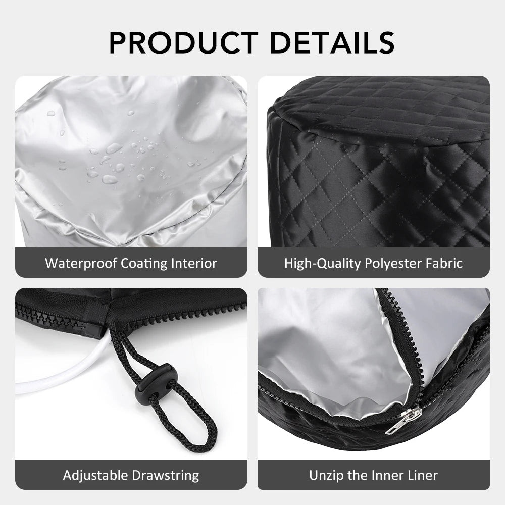 GlowSteam Repair™ – Cuffia Termica Professionale per Trattamenti Capelli