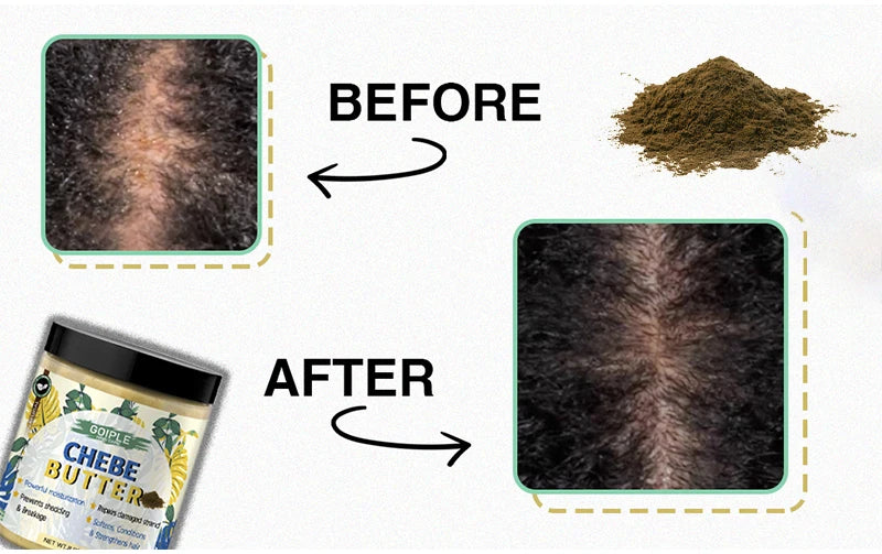 ChebeGold Ritual™ – Burro Chebe | Trattamento per la Riparazione e la Crescita dei Capelli | Rinforzante