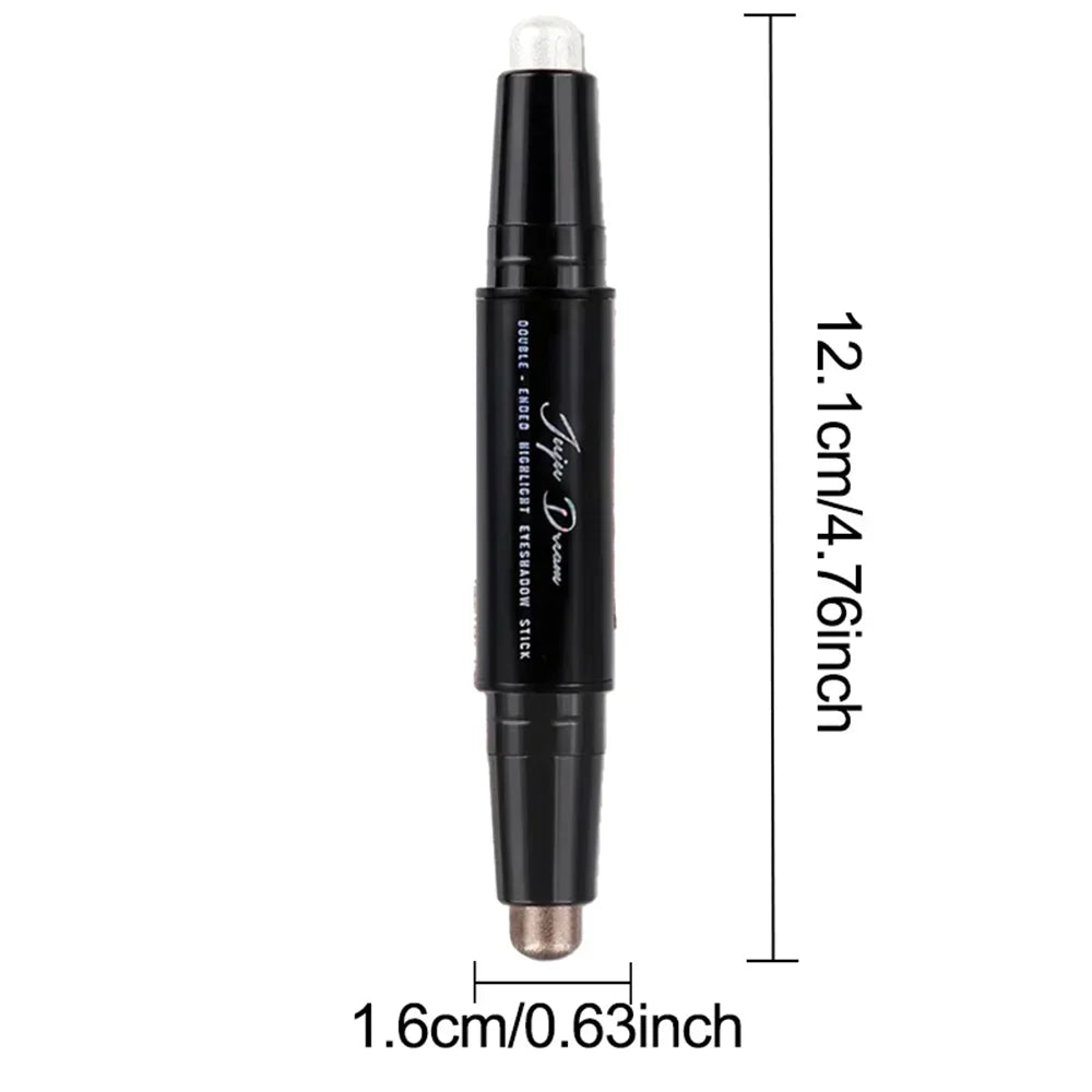 DualShine Pro™ – Ombretto Stick Doppia Punta - Base Opaca & Glitter Luccicanti | Sguardo Intenso in 30 Secondi