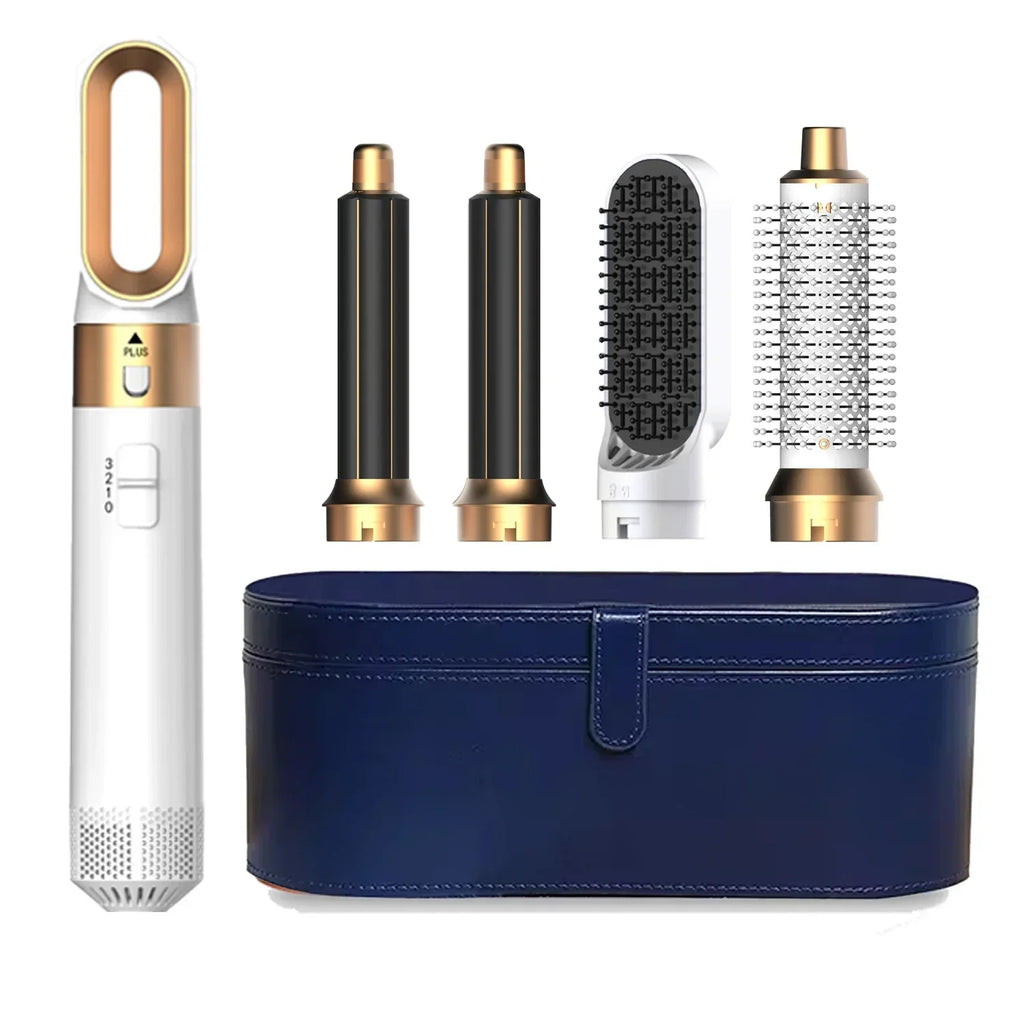 GlobTreater™ Air-Stylist Pro | Multistyler 5-in-1 con Custodia Premium in Pelle