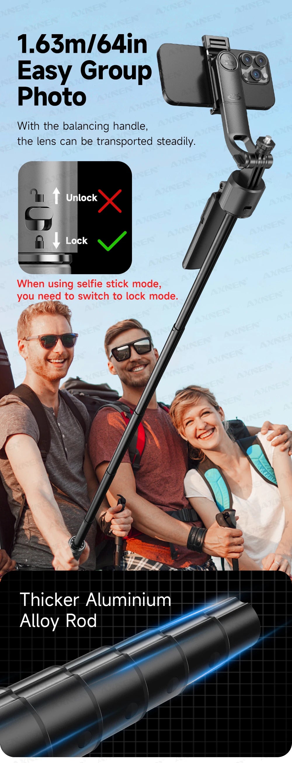SmartPod AI™ - Treppiede 360° Auto-Rotante con Telecomando TikTok e Stabilizzatore Intelligente | Cameraman Automatico