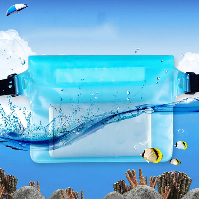 WaterStop Bag™ — Marsupio Impermeabile da mare e piscina per Cellulare e Documenti | Waterproof