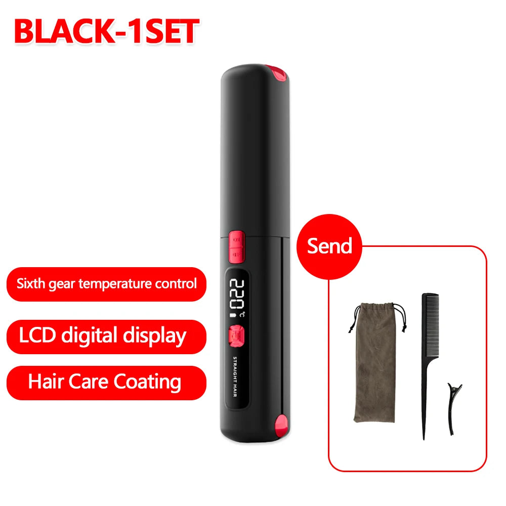 DreamGloss™ – Mini Piastra Professionale da Viaggio USB | Senza Fili
