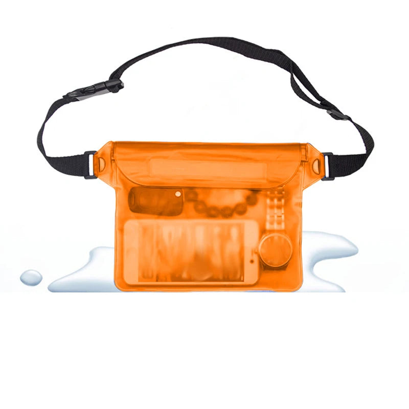 WaterStop Bag™ — Marsupio Impermeabile da mare e piscina per Cellulare e Documenti | Waterproof