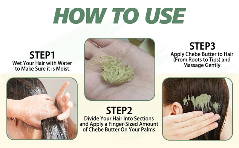 ChebeGold Ritual™ – Burro Chebe | Trattamento per la Riparazione e la Crescita dei Capelli | Rinforzante