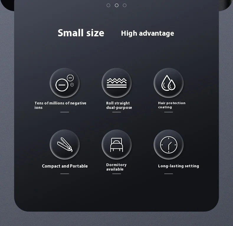 SilkGlide™ - Mini Piastra da Viaggio 2 in 1 | Ceramica Professionale