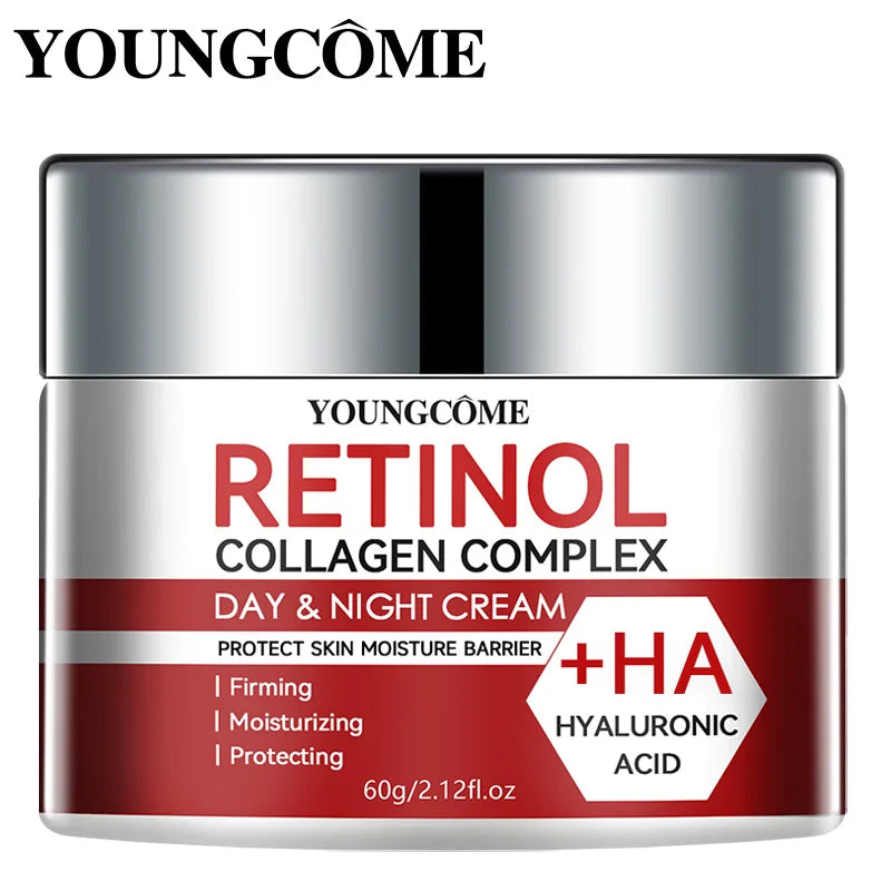 Retinol Collagen Complex™ | Crema Viso Rigenerante Giorno e Notte - Trattamento Intensivo Collagene e Acido Ialuronico