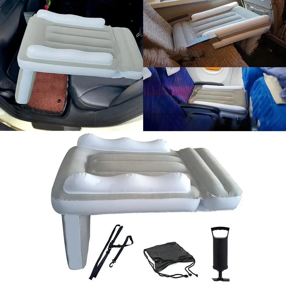 TravelBed Elite™ – Letto ad Aria Portatile per Aereo e Auto | Sponde di Protezione & Comfort 5 stelle