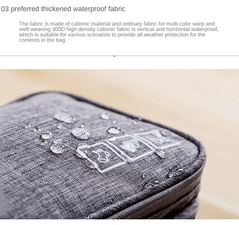 Travel-Organizer Elite™ | Borsa Multi-Scomparto per Biancheria e Cosmetici - Organizer da Viaggio a Strati Differenziati