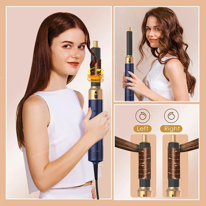GlobTreater™ Air-Stylist Pro | Multistyler 5-in-1 con Custodia Premium in Pelle