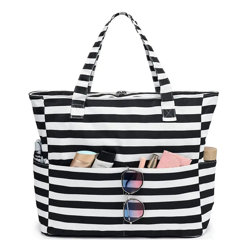 Summer-Tote™ | Borsa da Spiaggia Impermeabile in Oxford di Grande Capacità - Tasche Esterne per Accessori