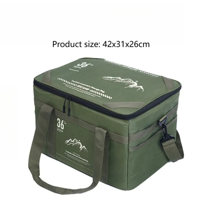 Tactical-Camp Box™ | Borsa Termica Multifunzionale con Tavolo Integrato - Borsa Porta Attrezzatura