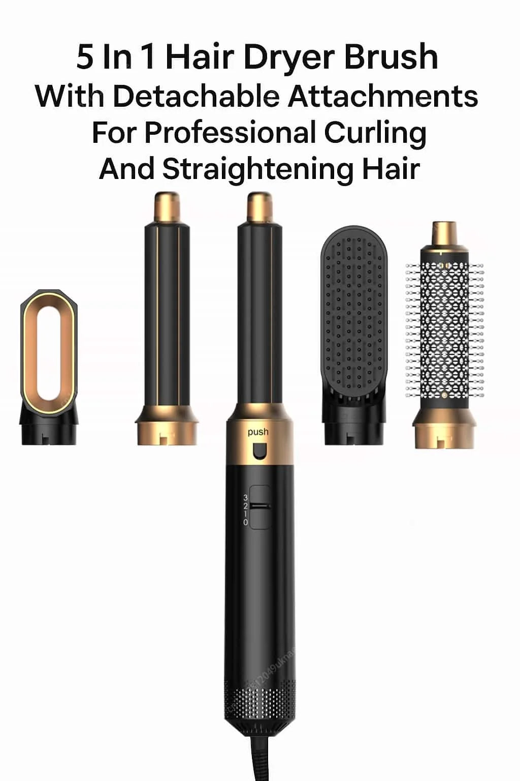 GlobTreater™ Air-Stylist Pro | Multistyler 5-in-1 con Custodia Premium in Pelle