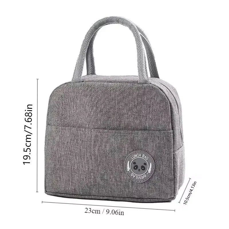 Swift-Food Bag™ | Borsa Termica Isolata per Lunch Box | Borsa Porta Pranzo in Tessuto Oxford