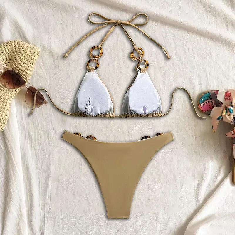 DivaLoop™ | Bikini Luxury Slim Fit con Anelli Iconici - Boutique Edition