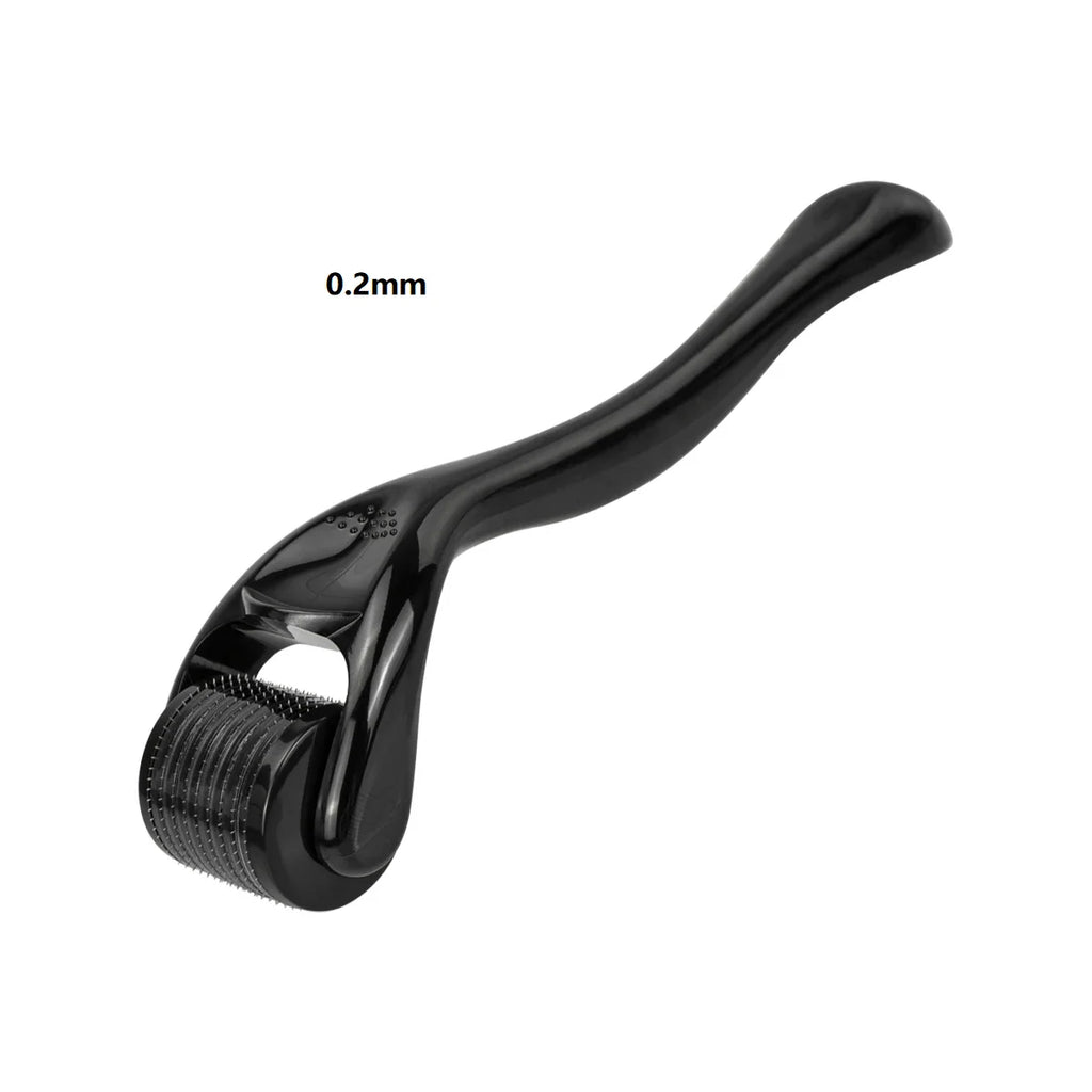 Derma-Boost™ Pro | Roller Micro-Aghi 540 per Capelli e Barba (0.2mm - 0.25mm - 0.3mm) | Trattamento Pelle e Viso