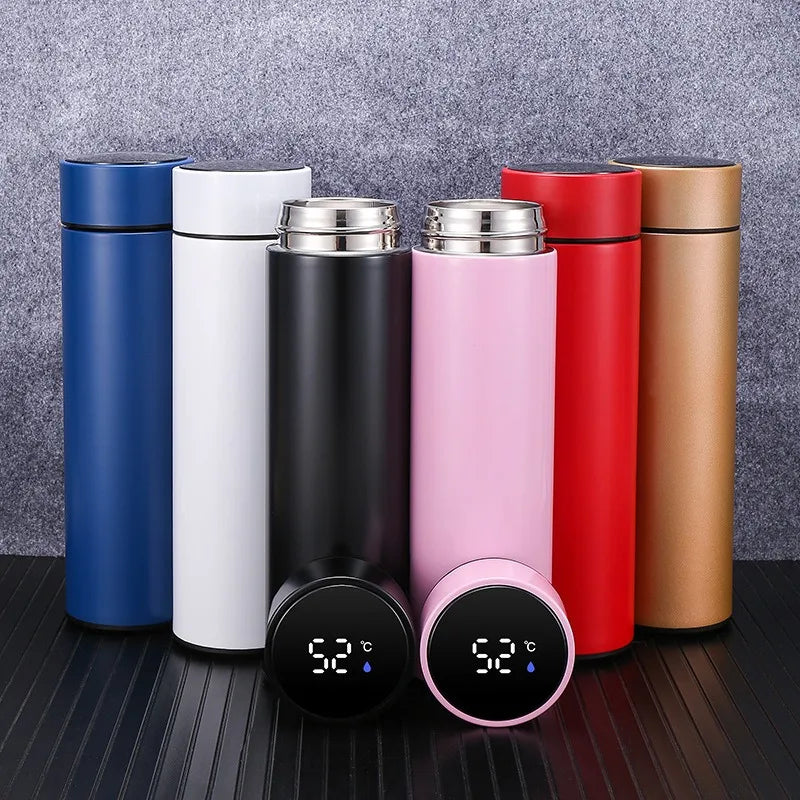Swift-Smart Thermos™ | Thermos Intelligente 500ml in Acciaio Inox con Filtro Infusore - Display LED Temperatura