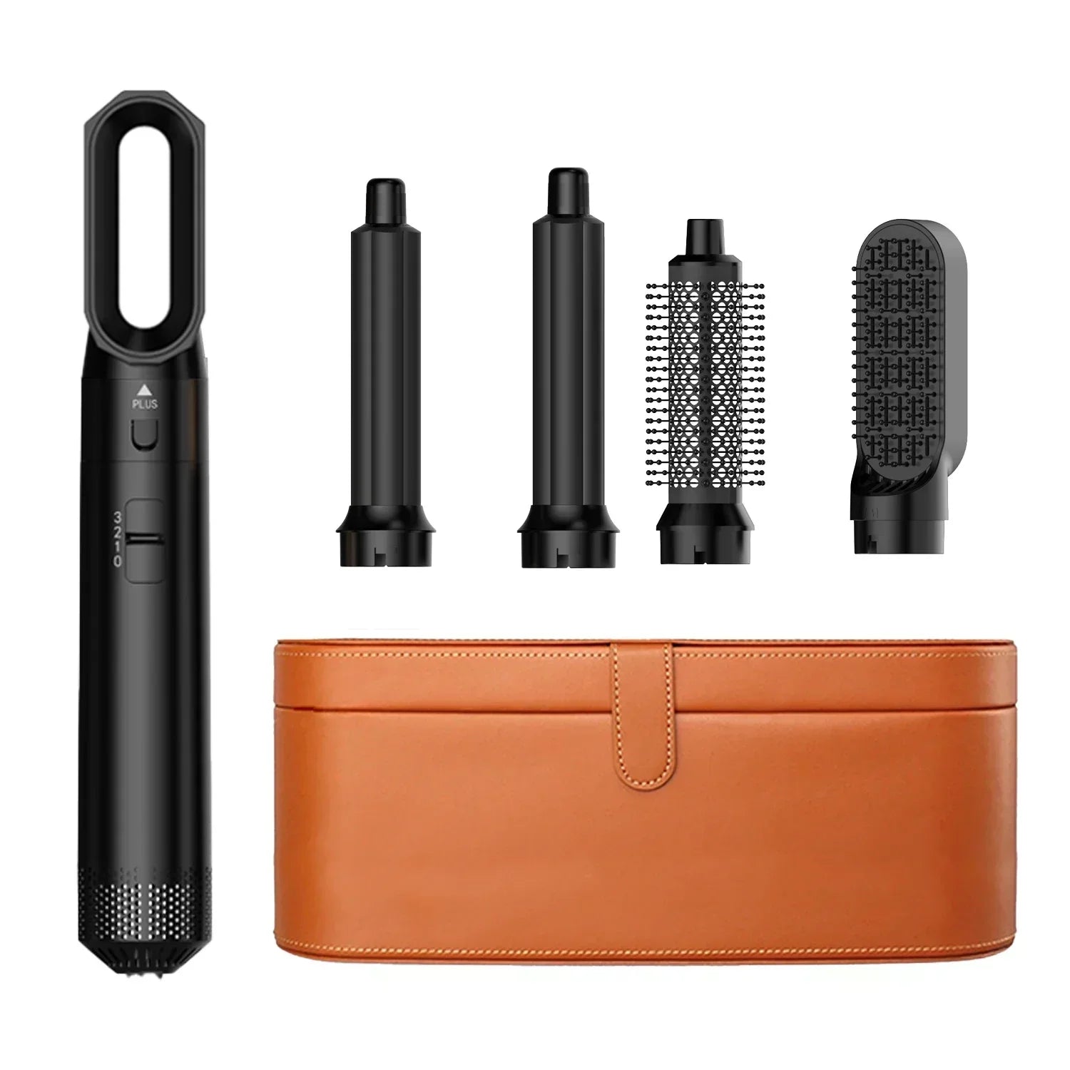 GlobTreater™ Air-Stylist Pro | Multistyler 5-in-1 con Custodia Premium in Pelle