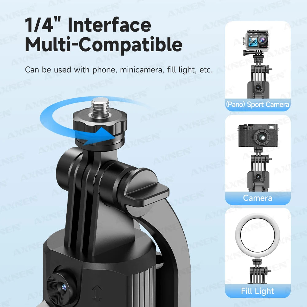 SmartPod AI™ - Treppiede 360° Auto-Rotante con Telecomando TikTok e Stabilizzatore Intelligente | Cameraman Automatico