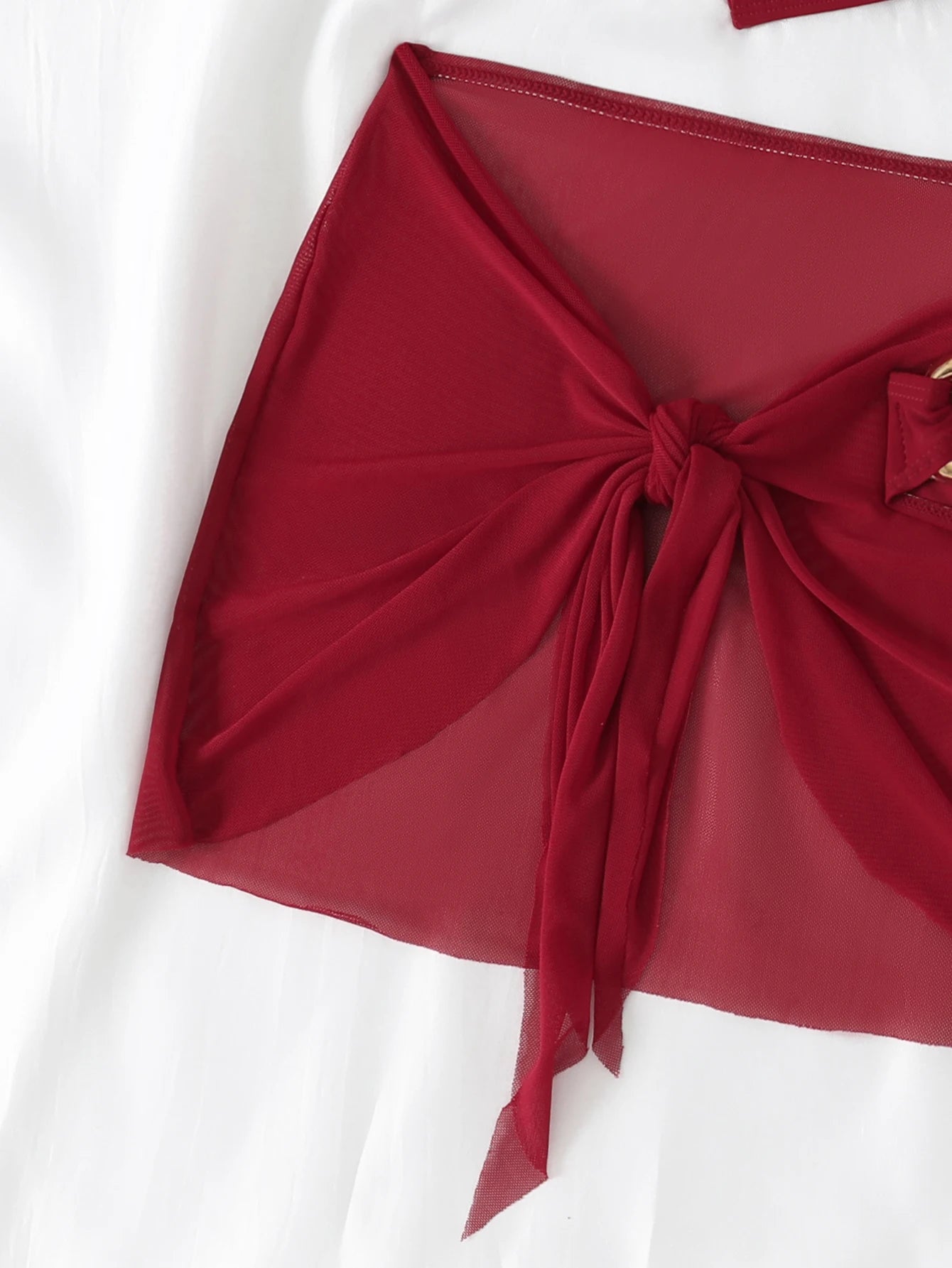 DivineGold™| L'Outfit Mare Iconico - Set Bikini 3 Pezzi con Giunzioni Dorate