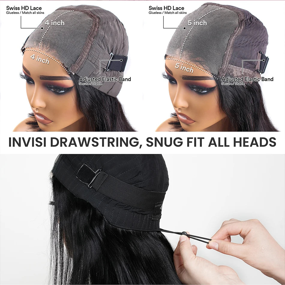 RealWigStraight™ | Parrucca Capelli Veri Lisci Effetto Seta - HD Lace Invisibile Senza Colla| 100% Capelli Umani