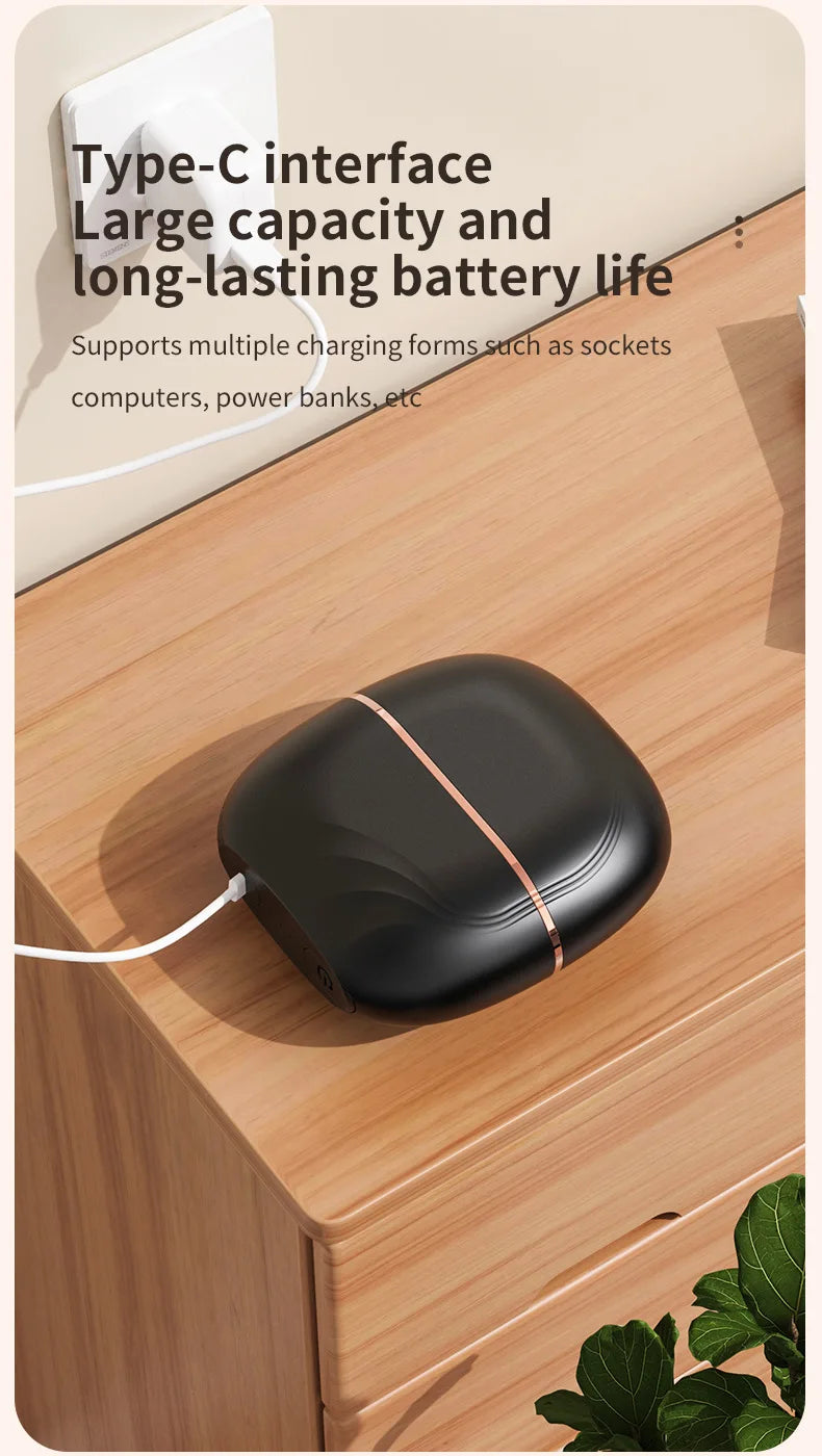 Pocket-Sleek™ Pro | Mini Spazzola Lisciante Con 3 Livelli di calore - Ricaricabile da Viaggio