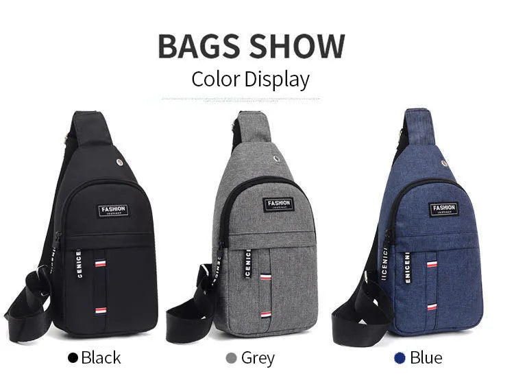 TravelSling™ – Mini Zaino Monospalla Impermeabile da Viaggio | Porta Documenti e Telefono