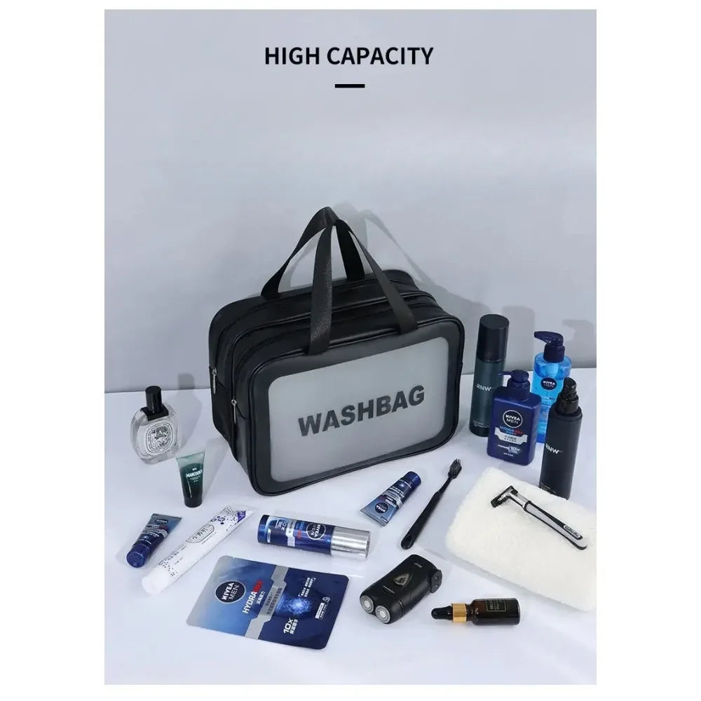 GlobTreater™ Aqua-Split Bag | Borsa Porta Trucco Professionale con Scomparto Drenante