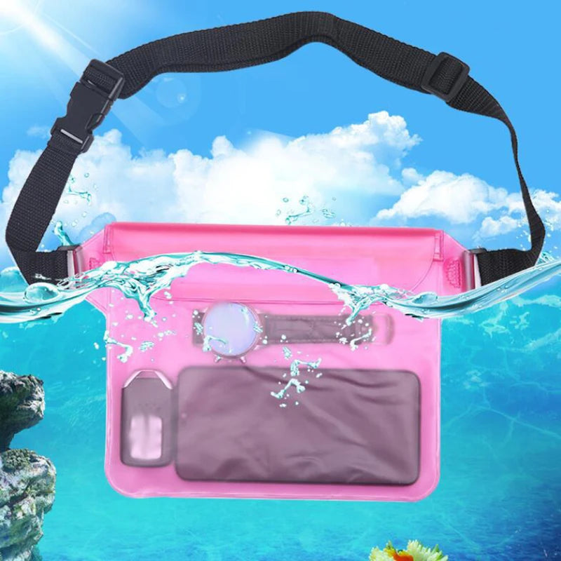 WaterStop Bag™ — Marsupio Impermeabile da mare e piscina per Cellulare e Documenti | Waterproof