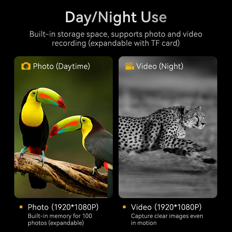 NightVision Elite™ | Binocolo Digitale Infrarossi 1080P - 800m - Visore Notturno Professionale con Schermo 2.8"