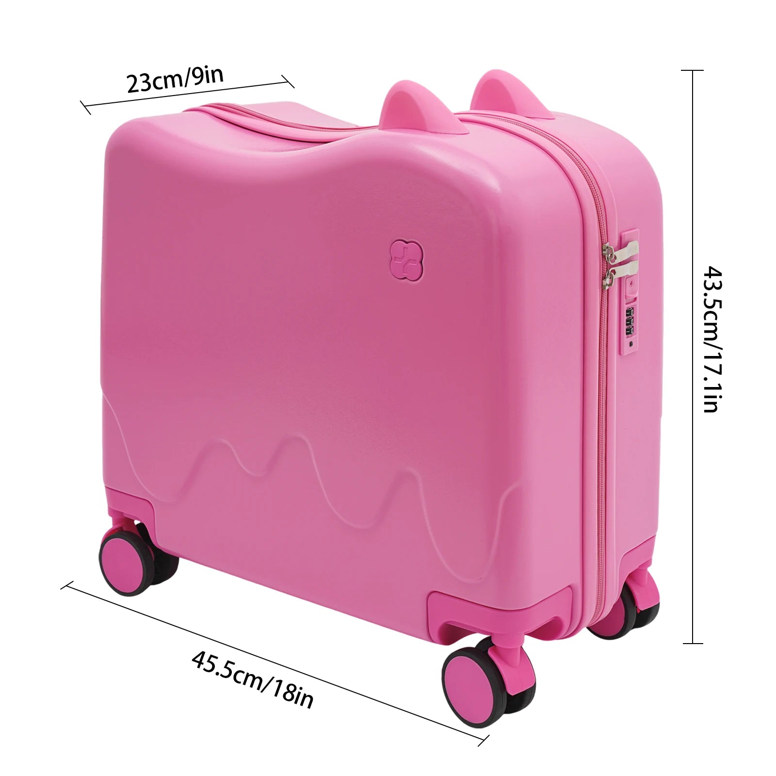 GlobTreater™ Kids - Valigia Cavalcabile Trolley 18" | Formula TIME-SAVE (Consegna Express)