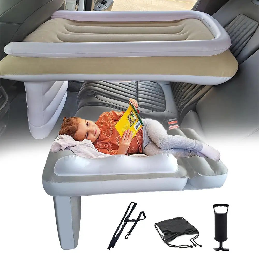 TravelBed Elite™ – Letto ad Aria Portatile per Aereo e Auto | Sponde di Protezione & Comfort 5 stelle