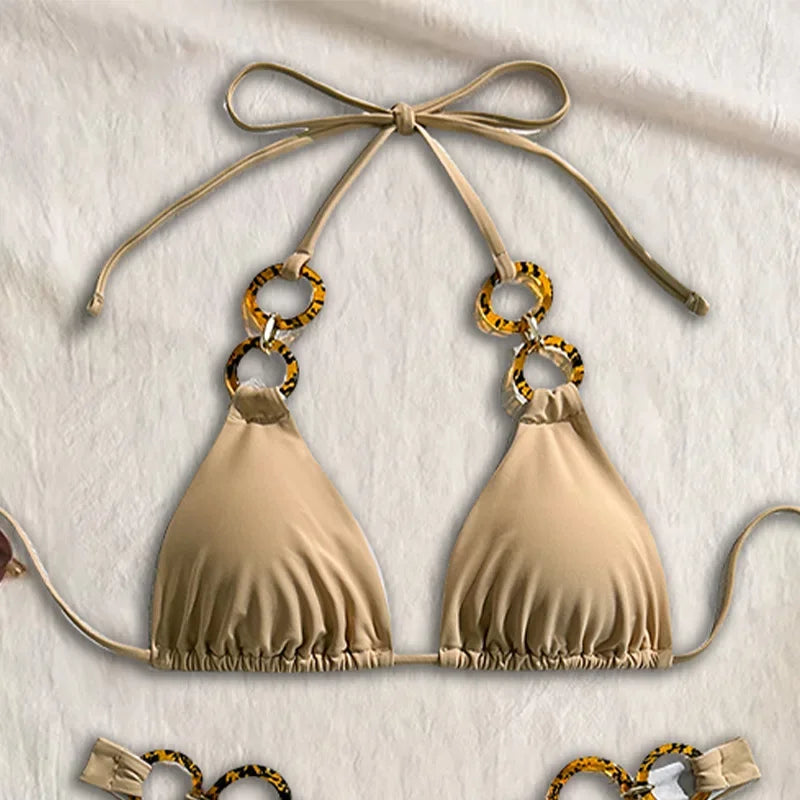 DivaLoop™ | Bikini Luxury Slim Fit con Anelli Iconici - Boutique Edition