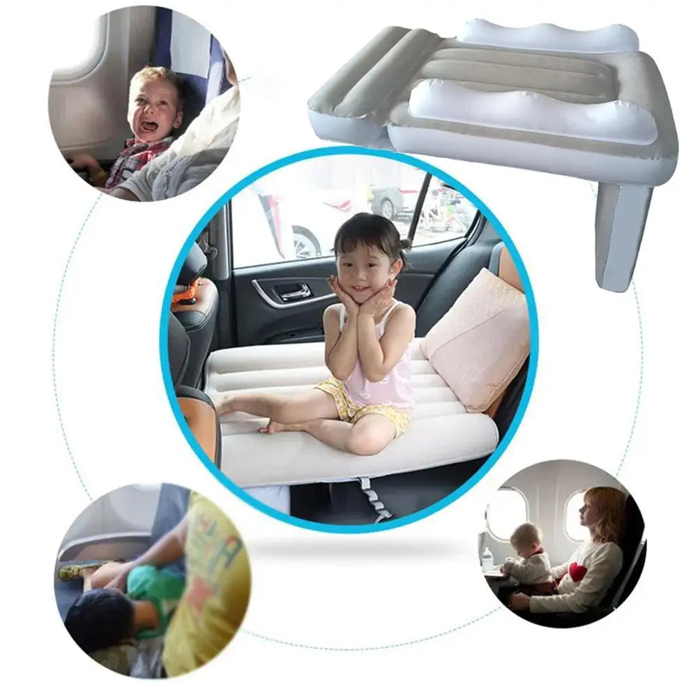 TravelBed Elite™ – Letto ad Aria Portatile per Aereo e Auto | Sponde di Protezione & Comfort 5 stelle