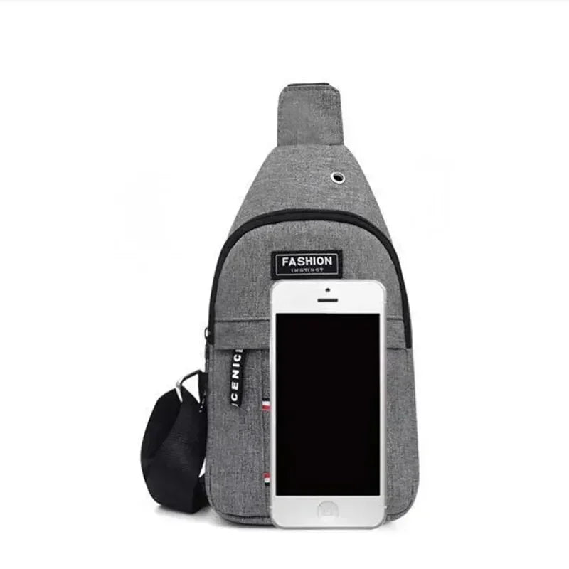 TravelSling™ – Mini Zaino Monospalla Impermeabile da Viaggio | Porta Documenti e Telefono