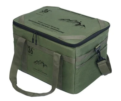 Tactical-Camp Box™ | Borsa Termica Multifunzionale con Tavolo Integrato - Borsa Porta Attrezzatura