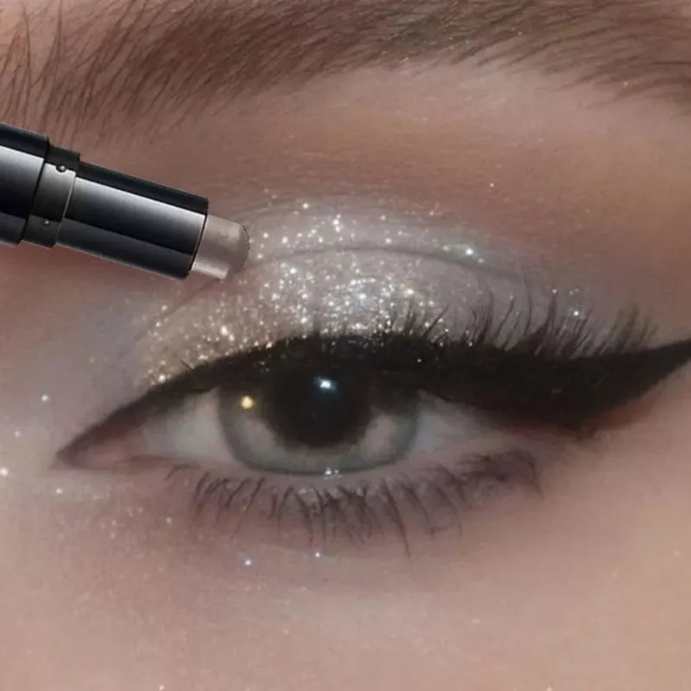 DualShine Pro™ – Ombretto Stick Doppia Punta - Base Opaca & Glitter Luccicanti | Sguardo Intenso in 30 Secondi