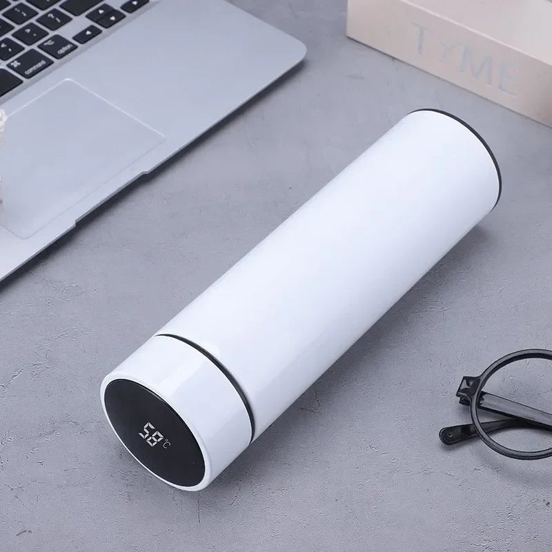 Swift-Smart Thermos™ | Thermos Intelligente 500ml in Acciaio Inox con Filtro Infusore - Display LED Temperatura